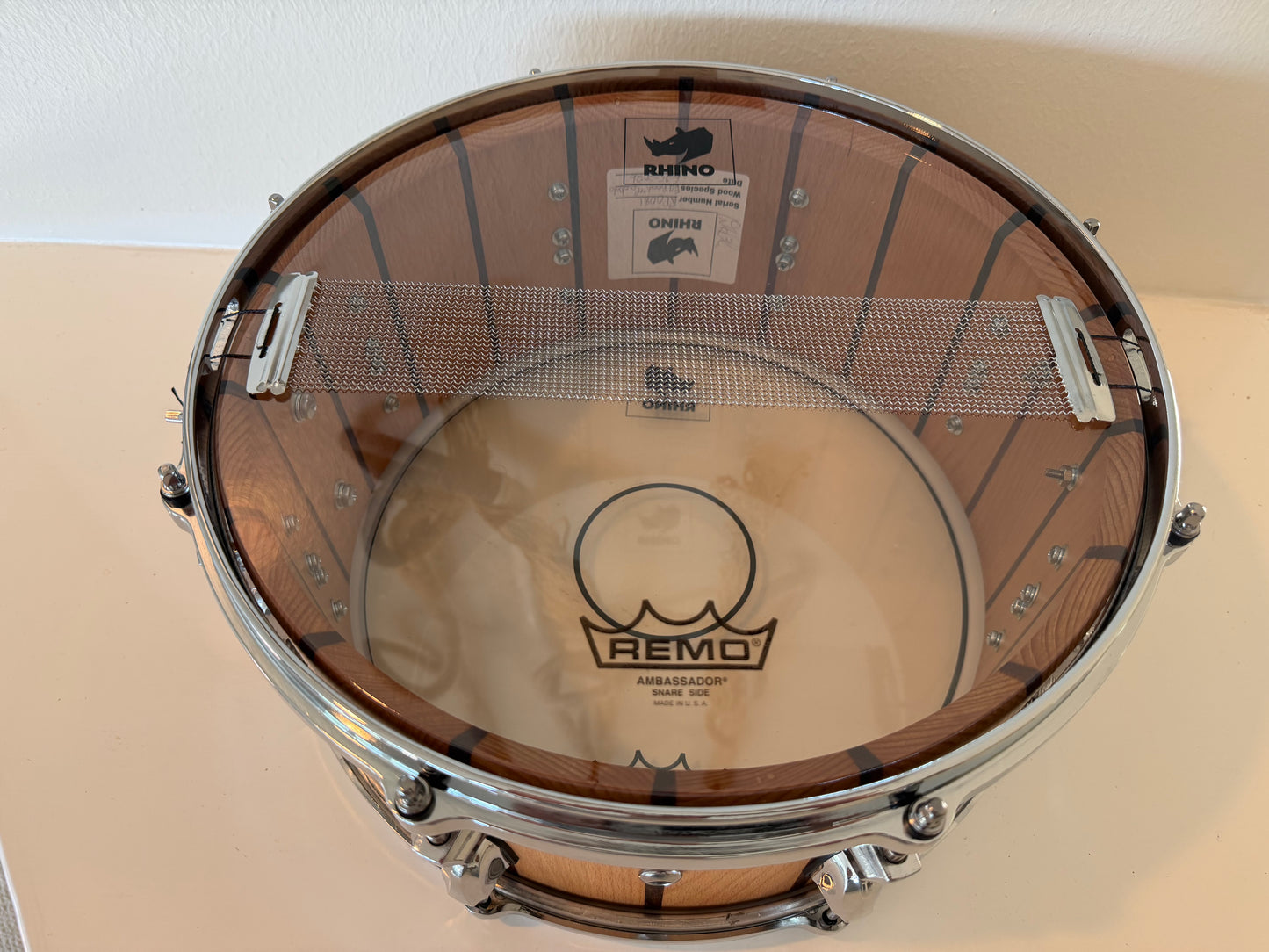 14 x 6.5 x 1/2" European Beechwood and Cocobolo